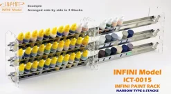 Paint Rack (Narrow) - 4 Stacks