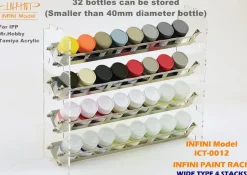 Paint Rack (Wide) - 4 Stacks