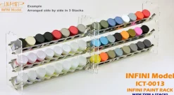 Paint Rack (Wide) - 4 Stacks