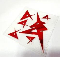 PGU Nu Emblems Metal Sticker - [Red]
