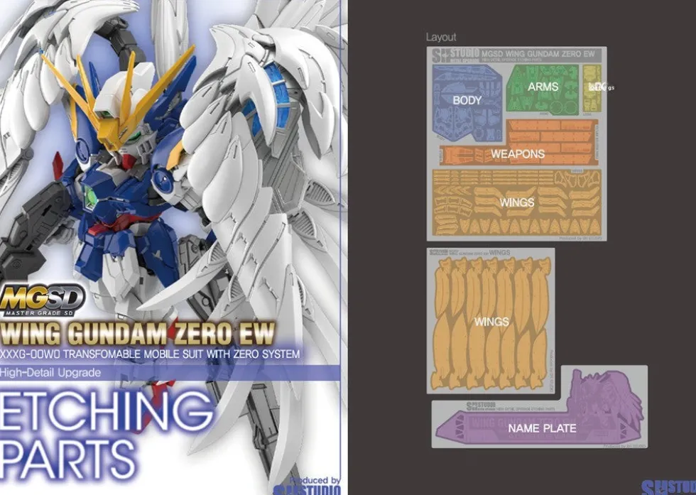 Photo Etch MGSD Wing Gundam Zero EW