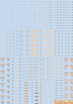 1/144 RB02 Caution Decal - Gray & Orange