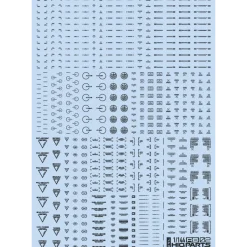 1/144 RB02 Caution Decal - Gray & Orange