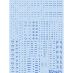 1/144 RB02 Caution Decal - Gray & Orange