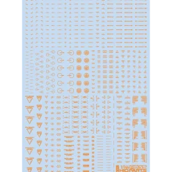 1/144 RB02 Caution Decal - Gray & Orange