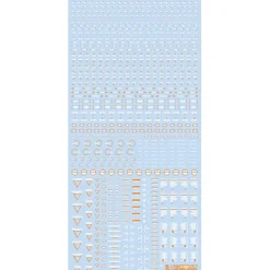 1/100 RB02 Caution Decal - Gray & Orange