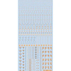 1/100 RB02 Caution Decal - Gray & Orange