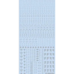1/100 RB02 Caution Decal - Gray & Orange