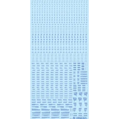 1/100 RB01 Caution Decal - Gray & Orange