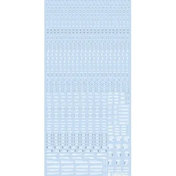 1/100 RB01 Caution Decal - Gray & Orange