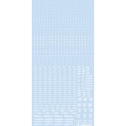 1/100 RB01 Caution Decal - Gray & Orange