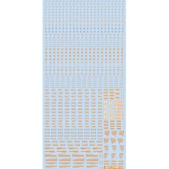 1/100 RB01 Caution Decal - Gray & Orange