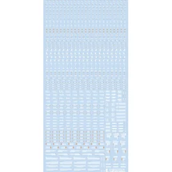 1/100 RB01 Caution Decal - Gray & Orange