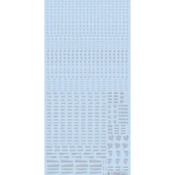 1/100 RB01 Caution Decal - Gray & Orange