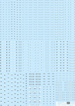 1/144 RB03 Caution Decal - One Color Gray