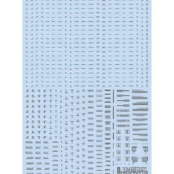 1/144 RB01 Caution Decal - White & Orange