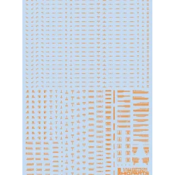 1/144 RB01 Caution Decal - White & Orange