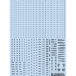 1/144 RB01 Caution Decal - White & Orange