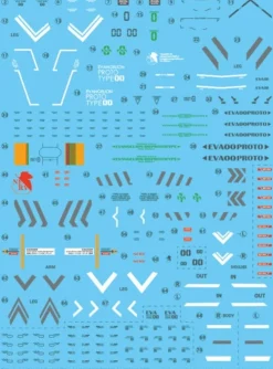 RG Evangelion 00 Decals