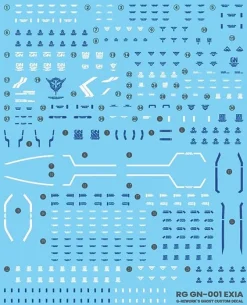 RG Gundam Exia Decals