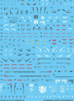 RG Hi-Nu Gundam Decals