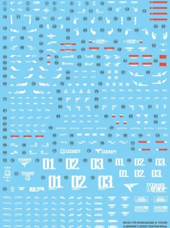 RG RX-178 Gundam Mk-II (TITANS) Decals