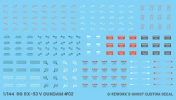 RG RX-93 Nu Gundam [RENEWED] Decals