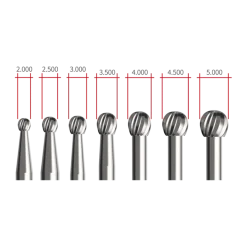 Round Cutter Drill Bit Set