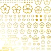 Sakura Decal Gold