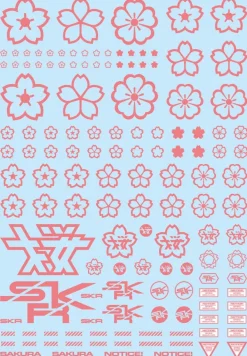 Sakura Decal Pink