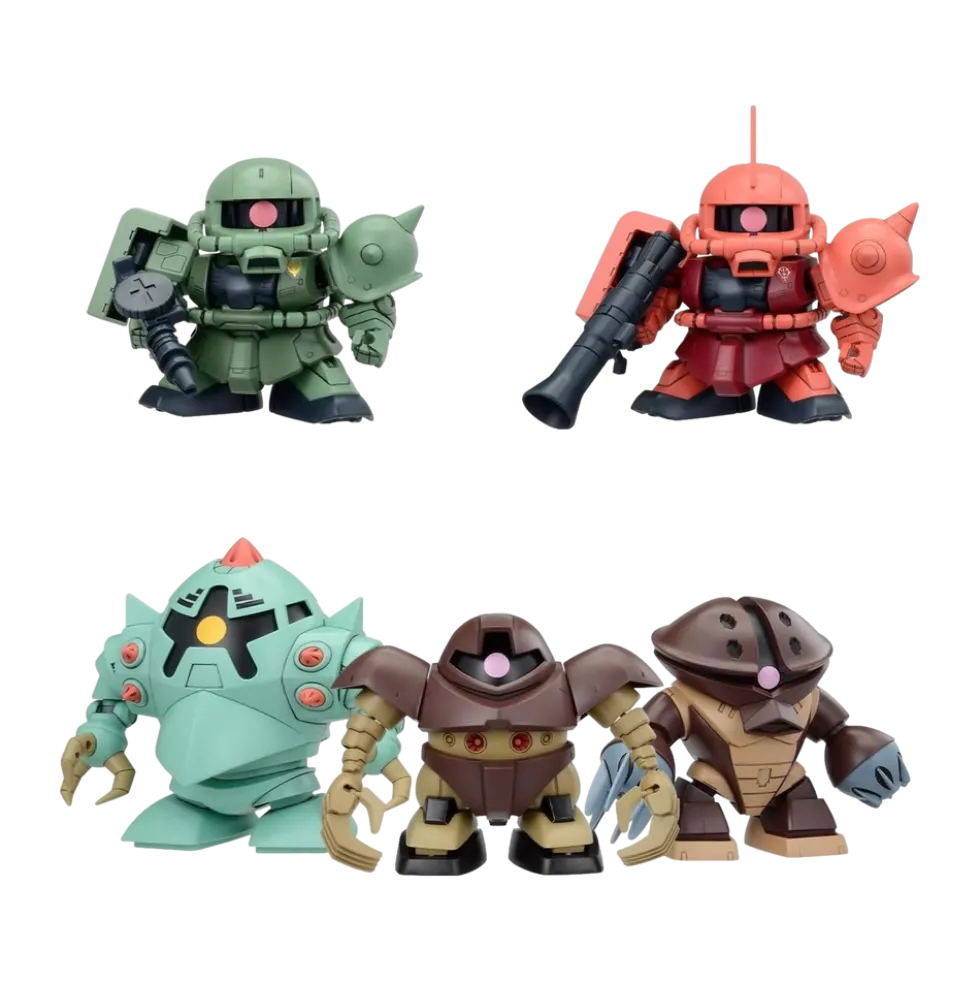 SDBB Mobile Suit Gundam Principality of Zeon Mobile Suit Set