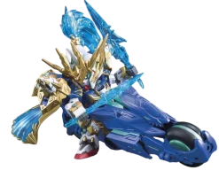 SD Sangoku Soketsuden 07 Zhao Yun 00 Gundam & Blue Dragon Drive