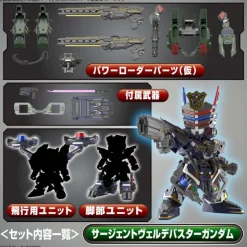 SDW Heroes 12 Sergeant Verde Buster Gundam DX Set