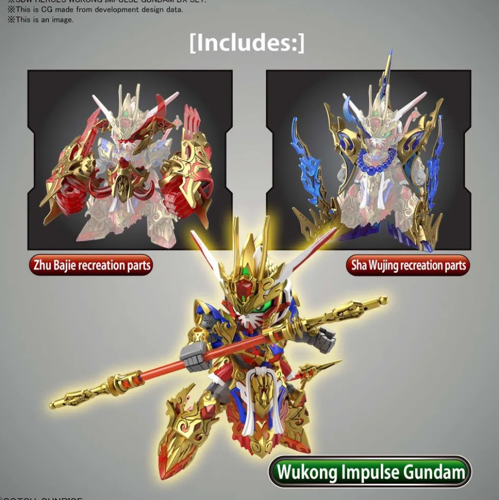 SDW Heroes 09 Wukong Impulse Gundam DX Set