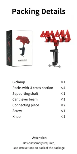 4-Slot Airbrush Rack