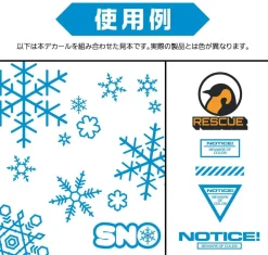 Snow Decal Blue