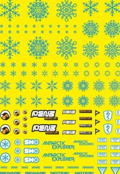 Snow Decal Blue