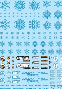 Snow Decal Blue
