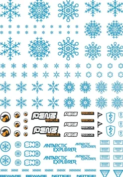 Snow Decal Blue