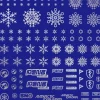 Snow Decal Silver