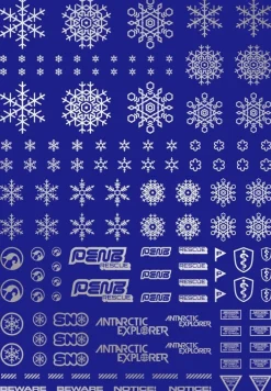 Snow Decal Silver