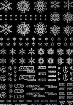 Snow Decal Silver
