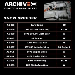 Snow Speeder Paint Set (10 Bottles)