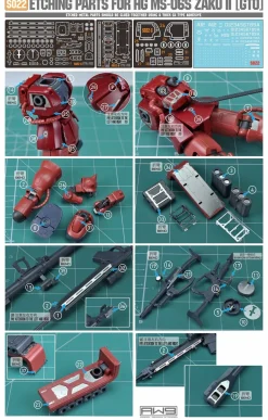 S22 Photo Etch HGGTO MS-06S ZAKU II