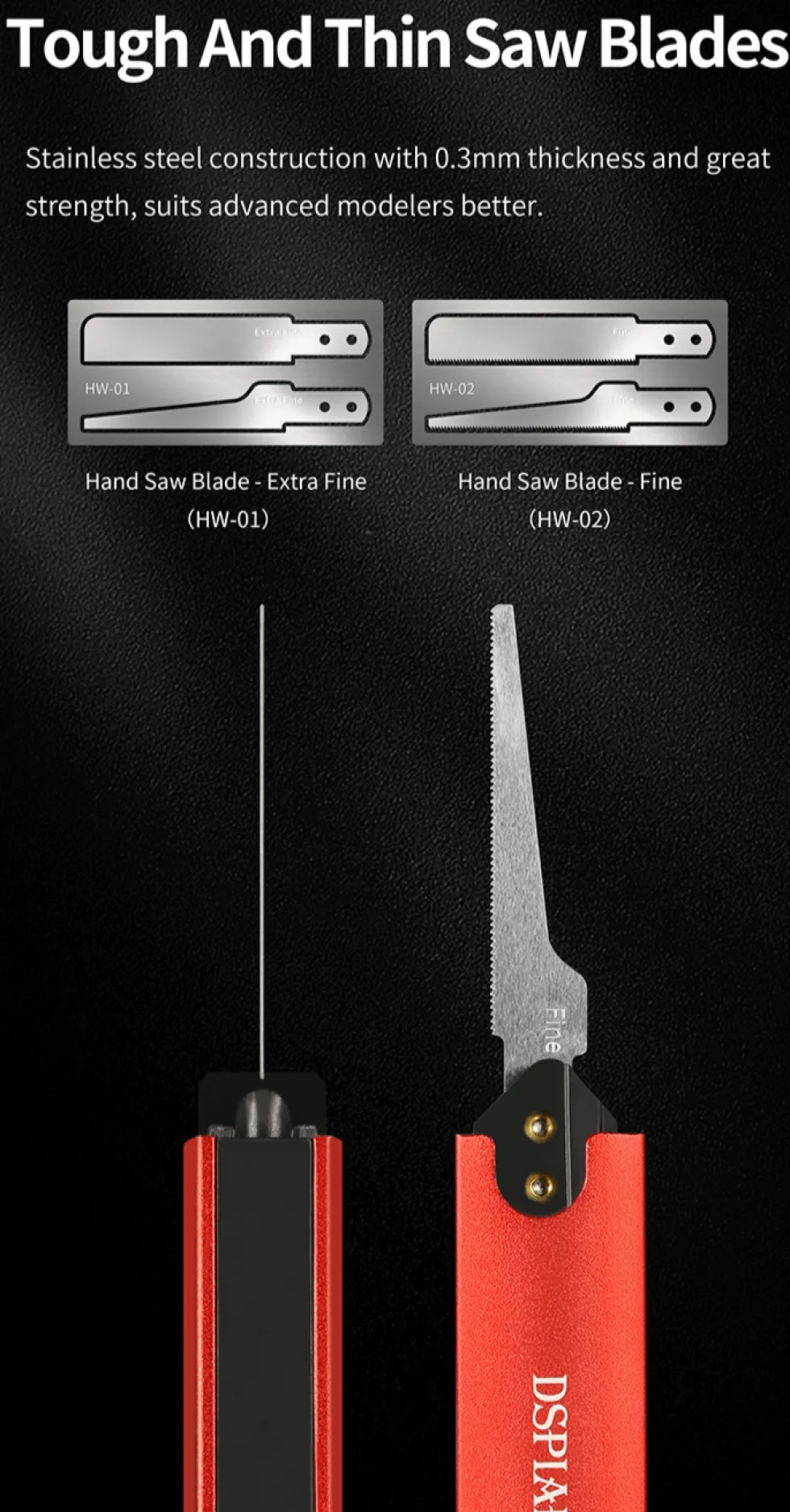 Stainless Steel Hand Saw Blades - HW-01