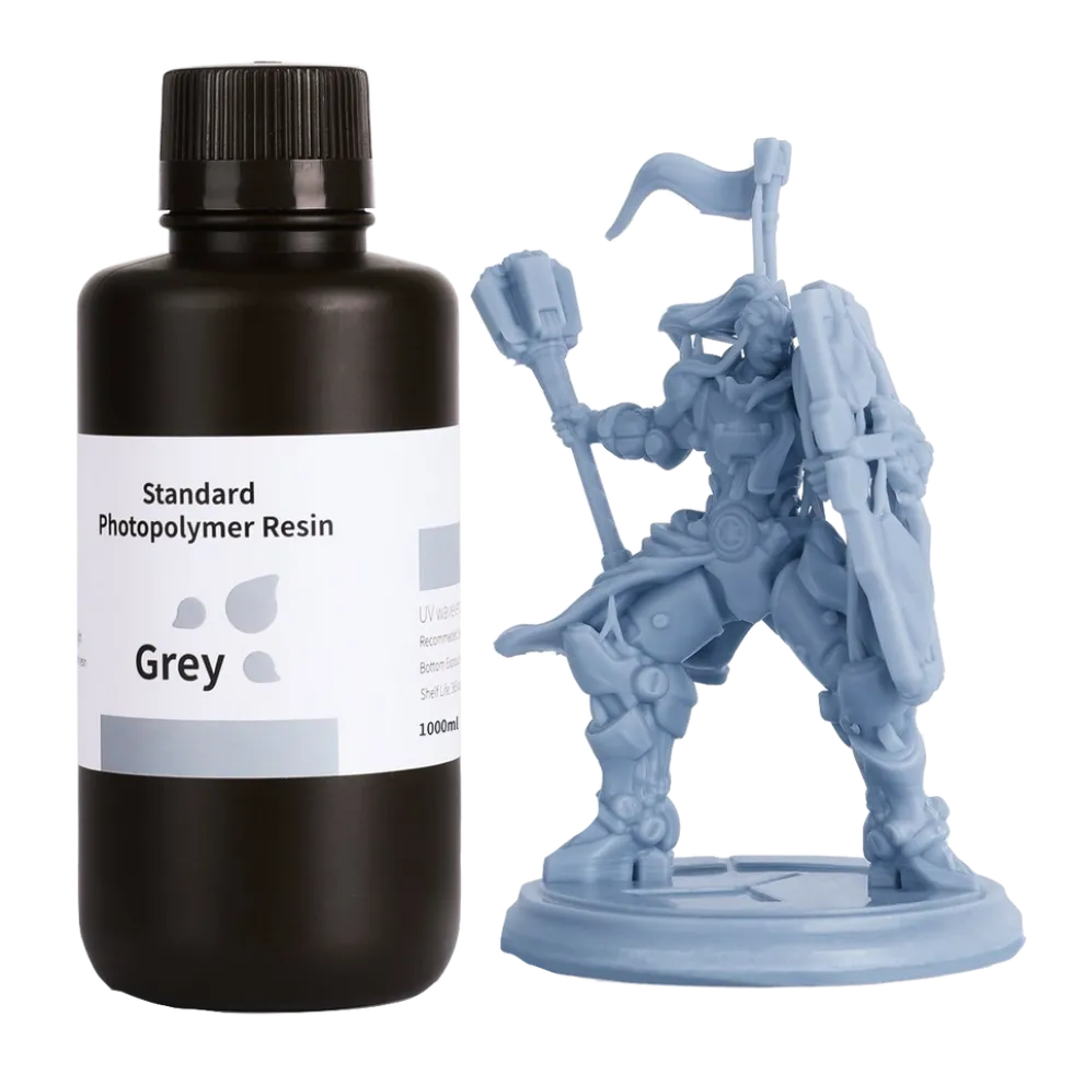 Standard LCD UV-Curing Photopolymer Rapid Resin Grey 1000g