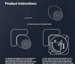 Stepless Adjustment Circular Cutter Locator