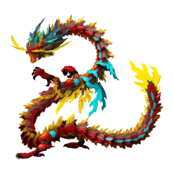 The True Dragon Series ZL-0001 Red Dragon King