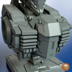 + 1/35 Titan 03 Bust [Barbatos]
