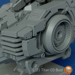 + 1/35 Titan 03 Bust [Barbatos]